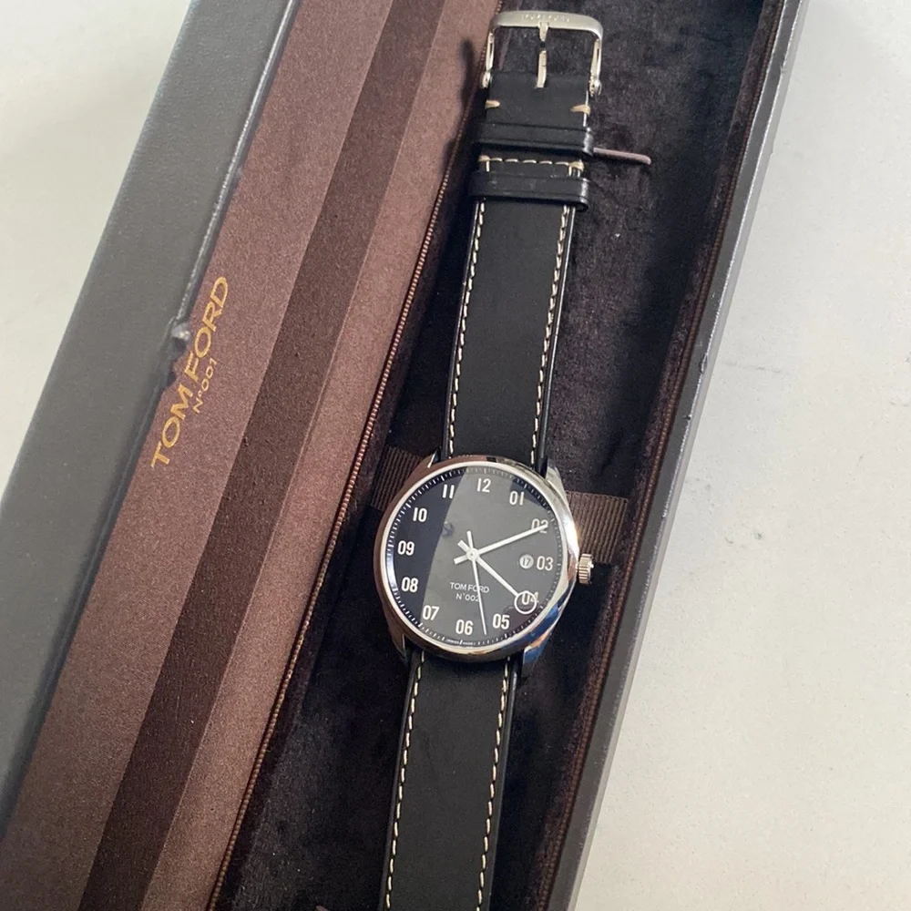 BN TOM FORD
No. 002 Stainless Steel Automatic Leather Strap Watch - Picture 9 of 11